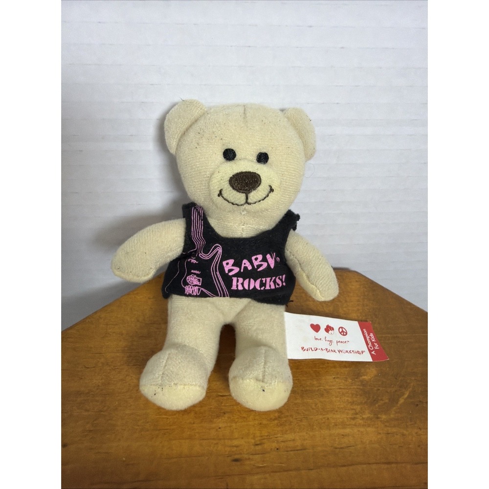 Build A Bear Mini Plush BABW‎ Rocks McDonald's Happy Meal 2009